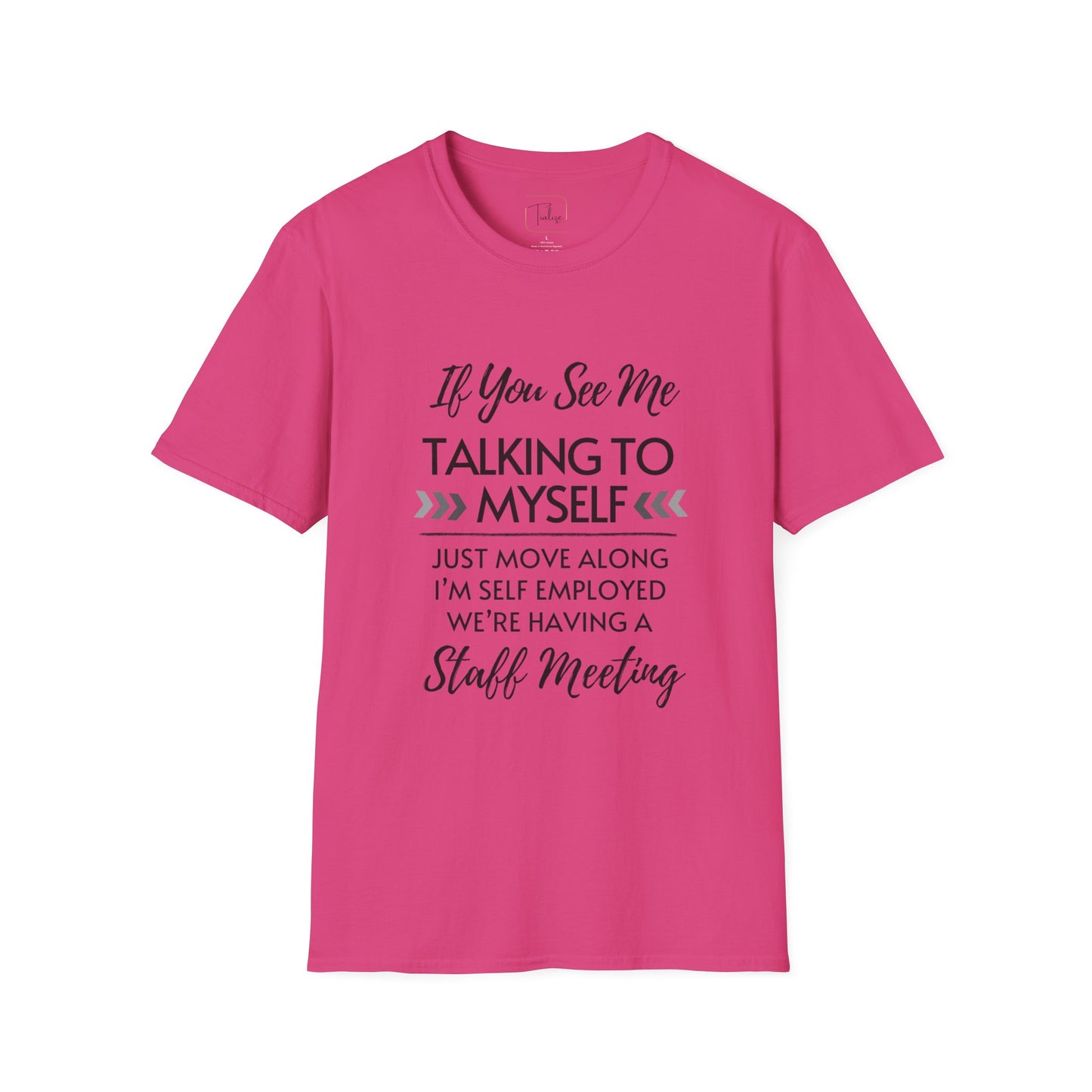 Look Away Fun Staff Meeting T-shirt