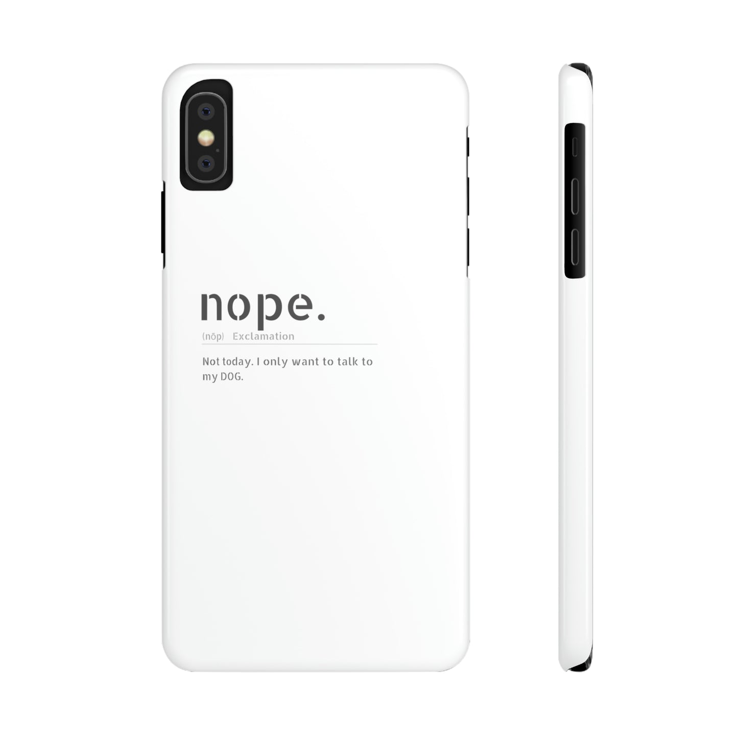 NOPE Phone Cases
