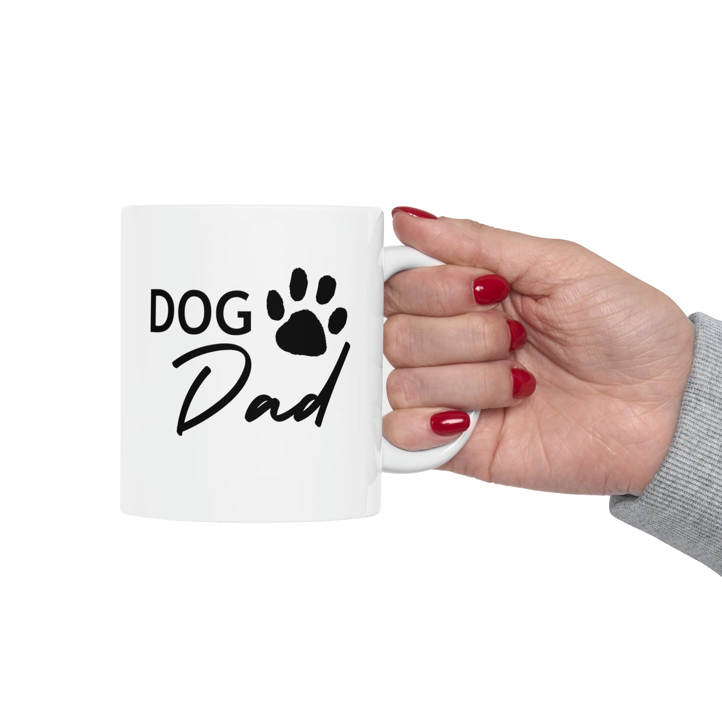 Dog Dad Ceramic Mug, 11oz