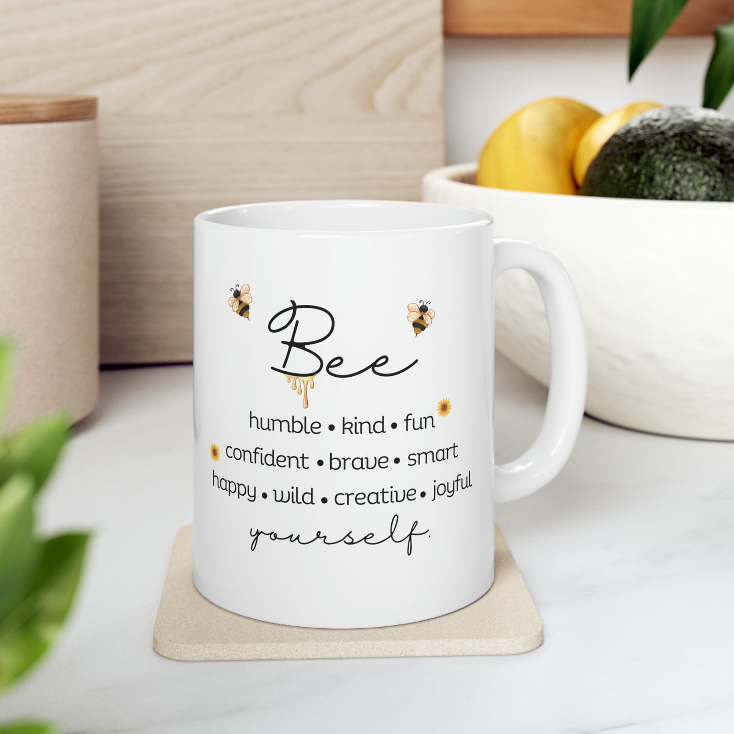 BEE Ceramic Mug, 11oz