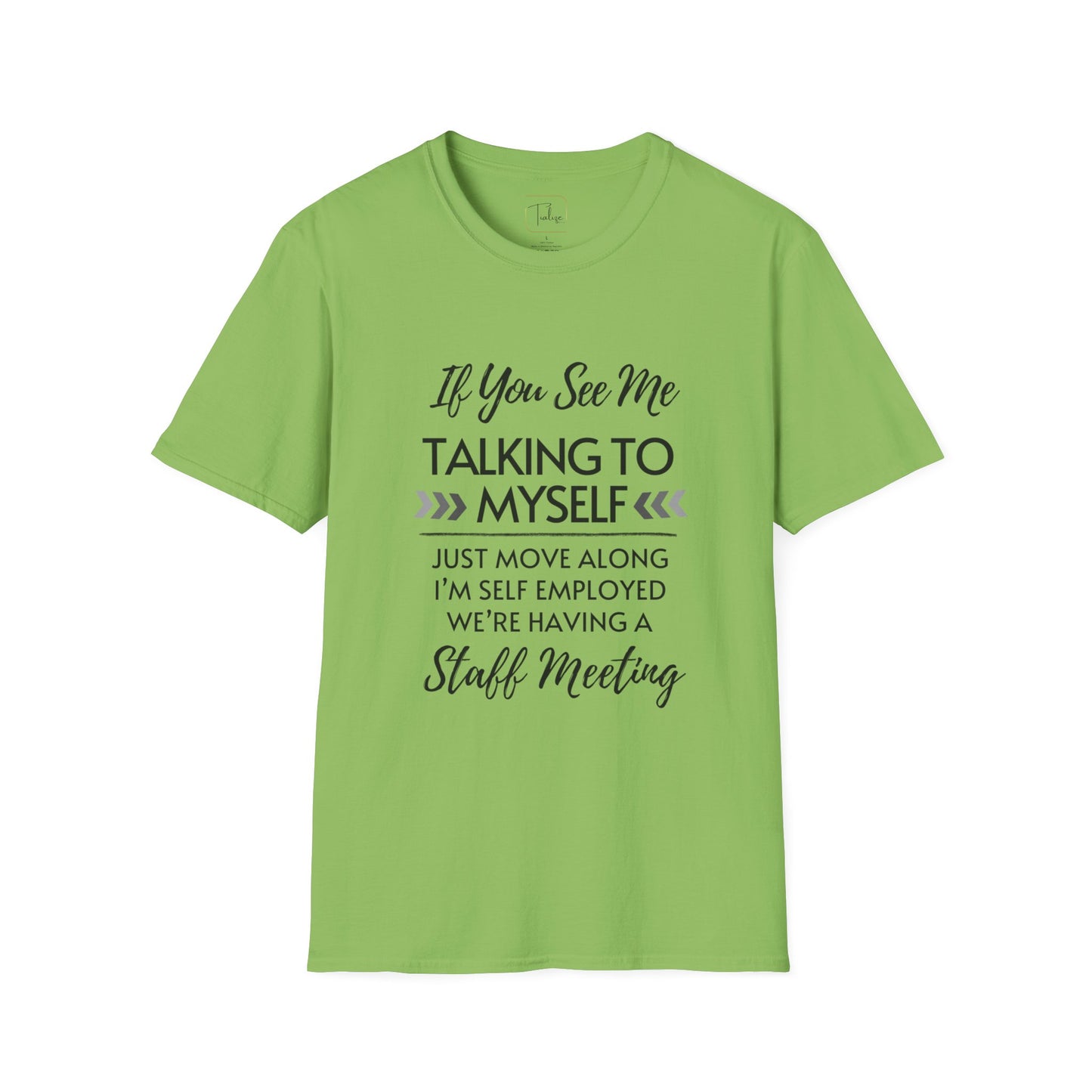Look Away Fun Staff Meeting T-shirt