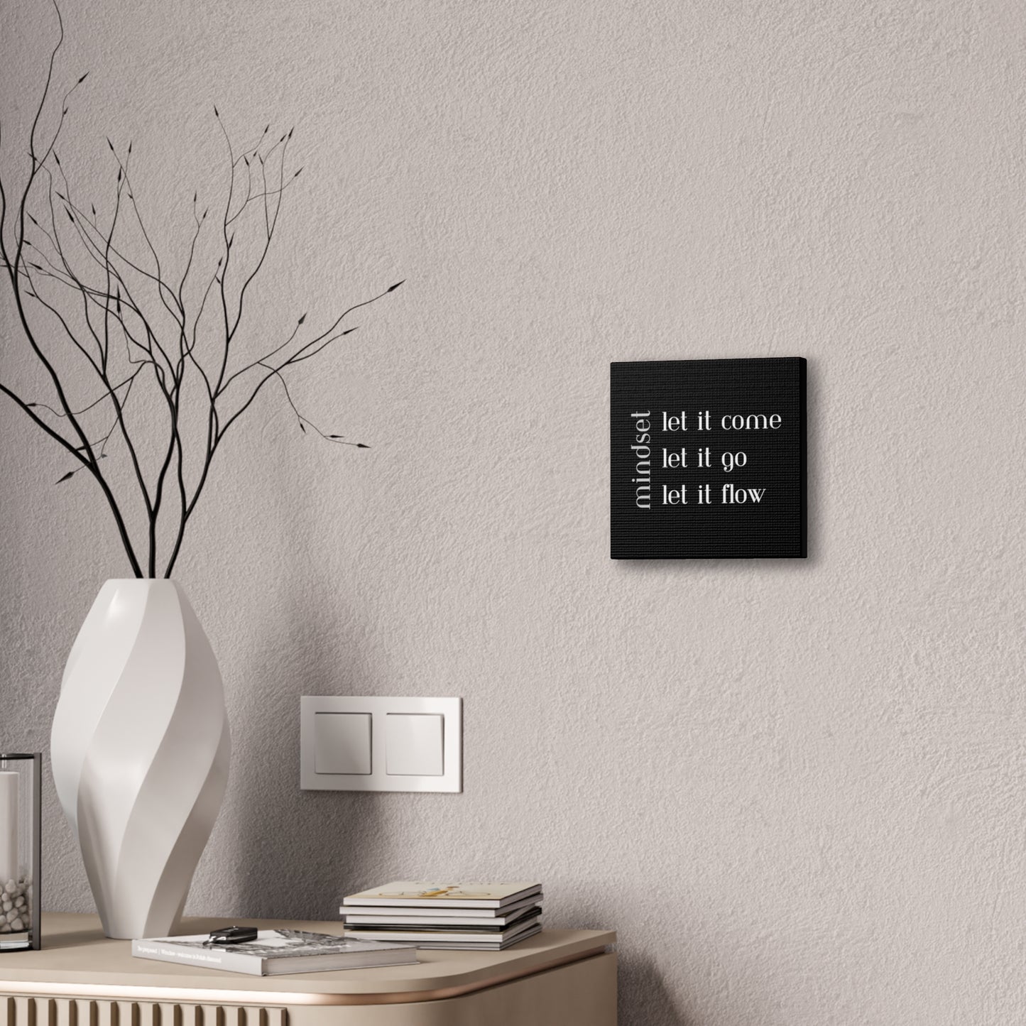 LET IT Come Go Flow Canvas