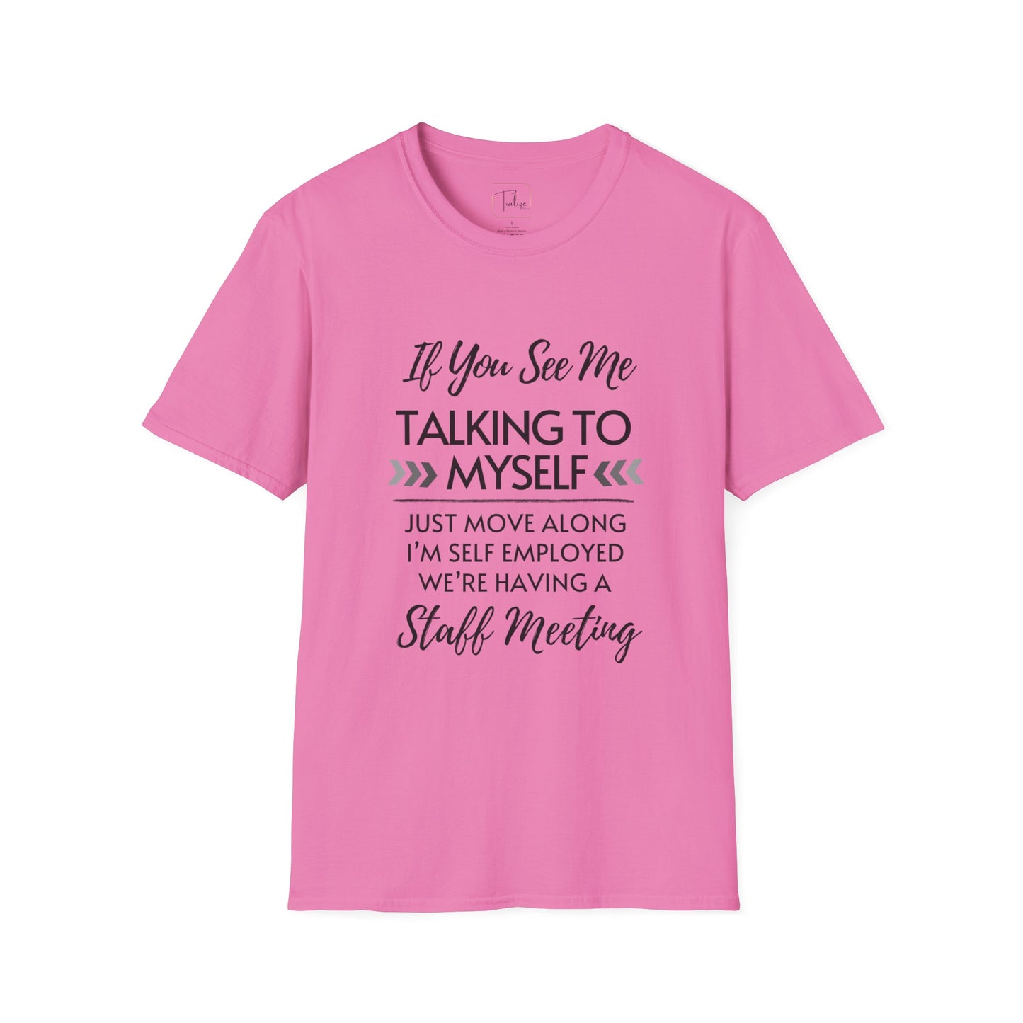 Look Away Fun Staff Meeting T-shirt