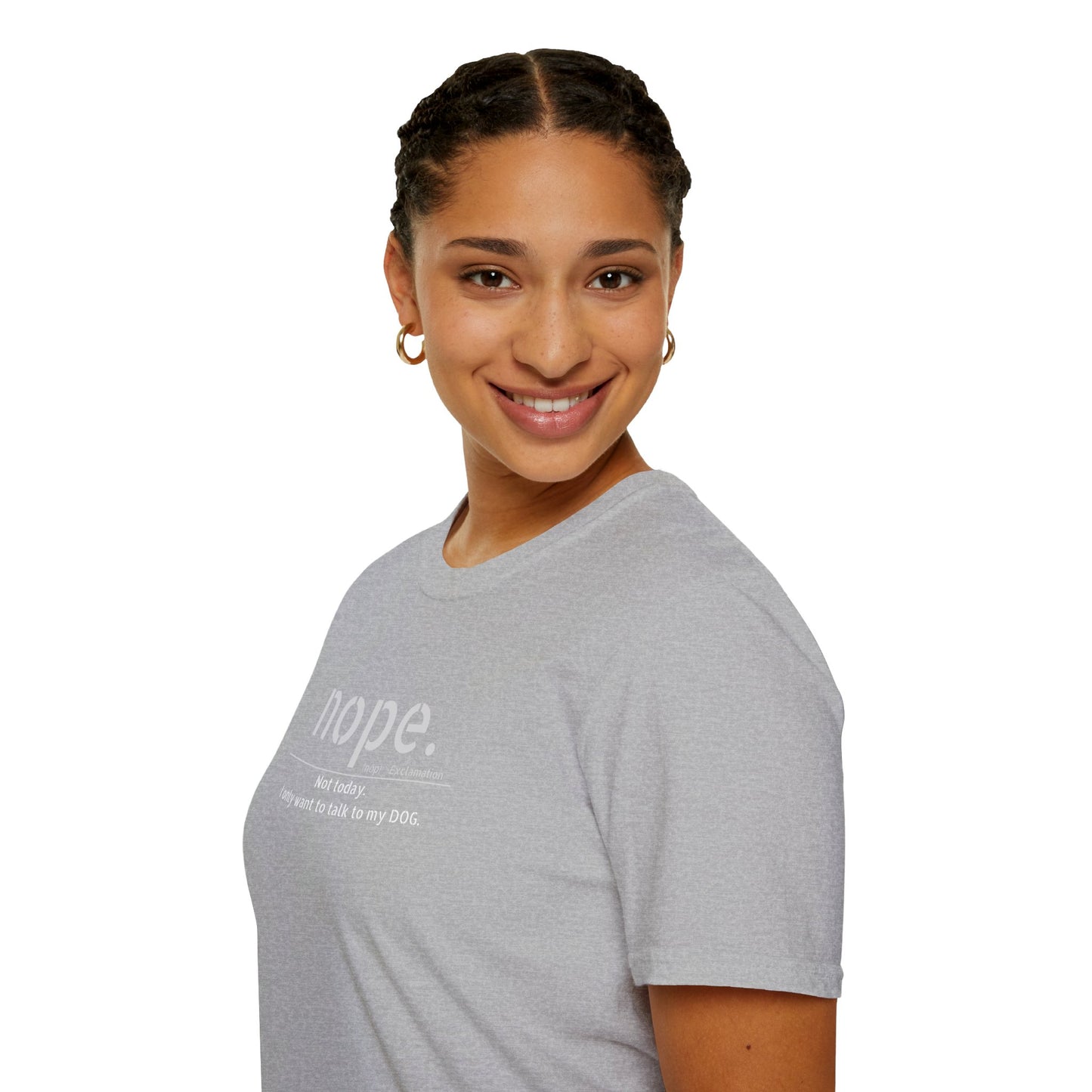 NOPE Dog - Unisex Softstyle T-Shirt