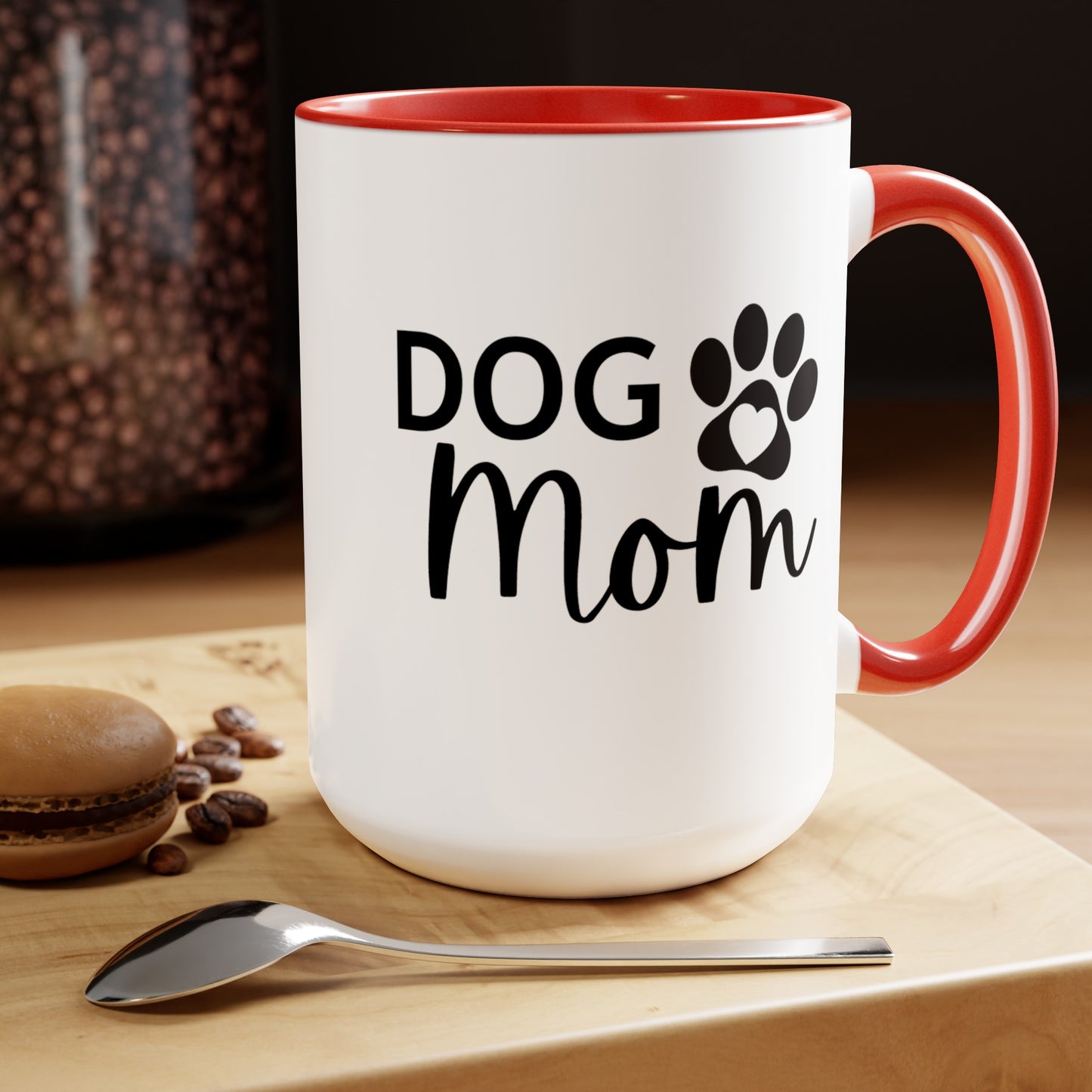 Two-Tone Coffee Mugs, 15oz