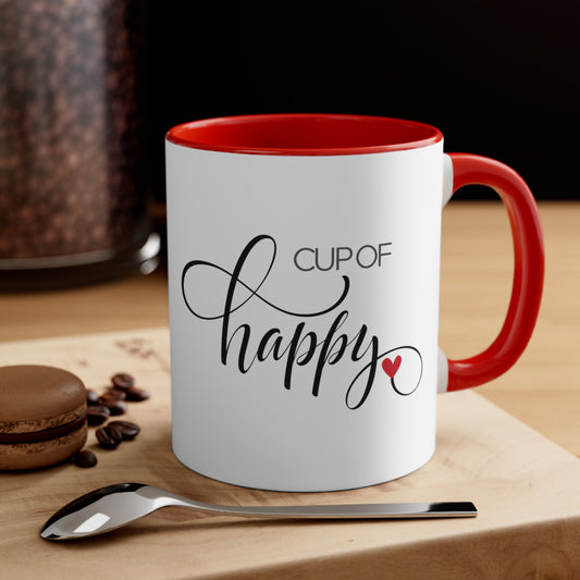 Cup of Happy Mug, 11oz