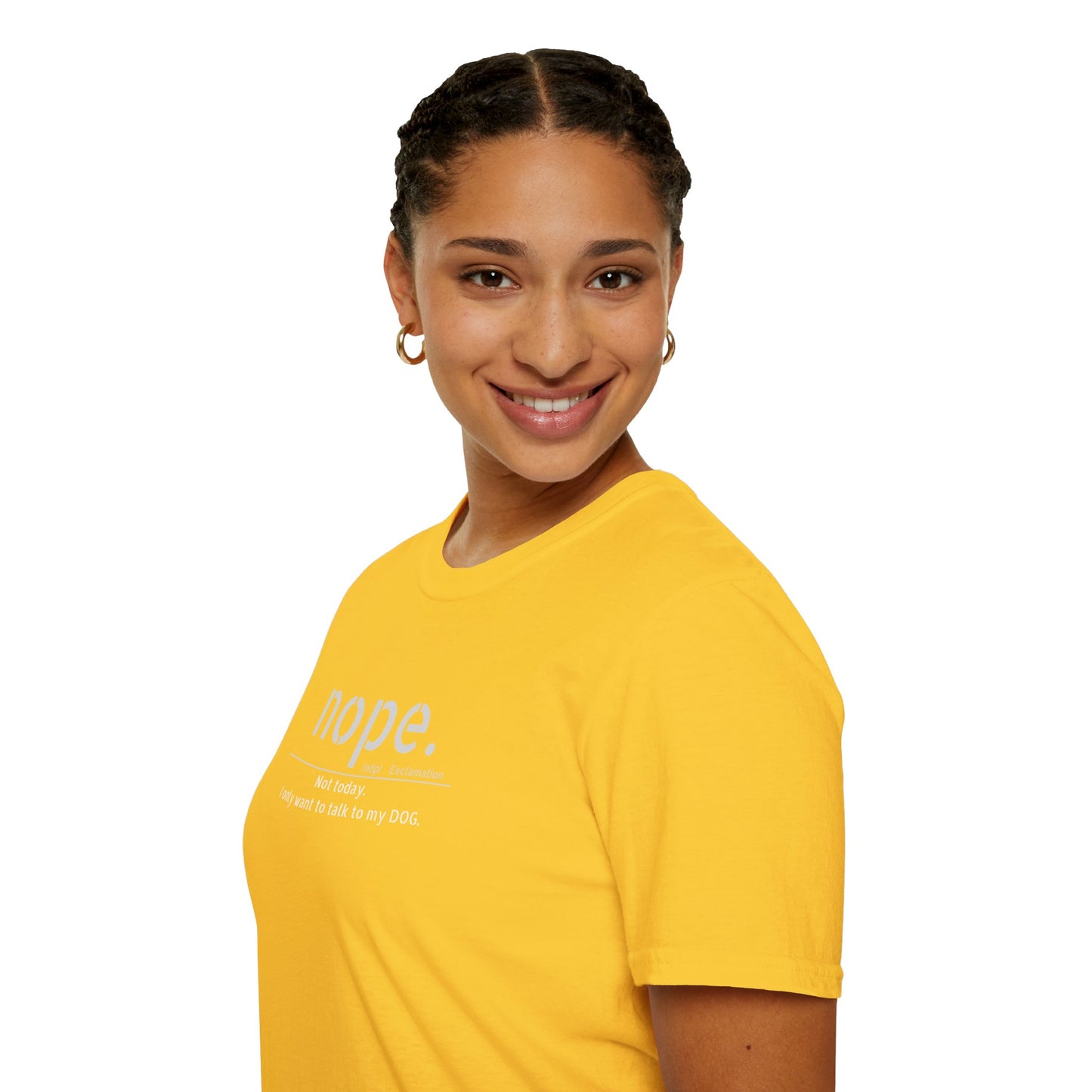 NOPE Dog - Unisex Softstyle T-Shirt